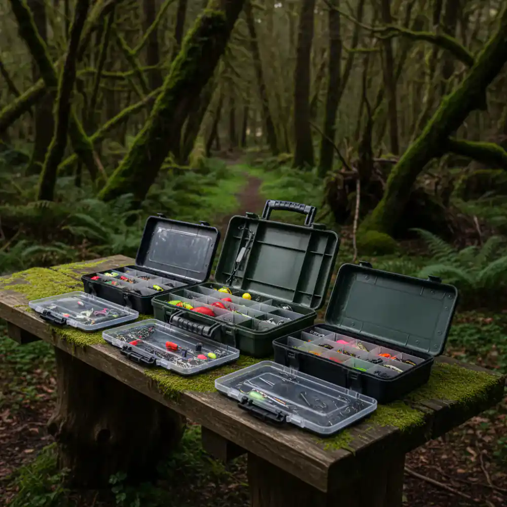 Organized tackle boxes